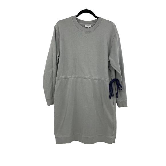 Sleepy Jones Sleep Dress Womens Small Drawstring Waist Sweatshirt Gray Pullover - Picture 1 of 4